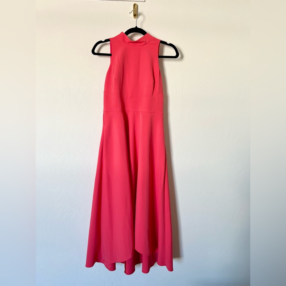 Vince Camuto Halter Tea-Length Dress